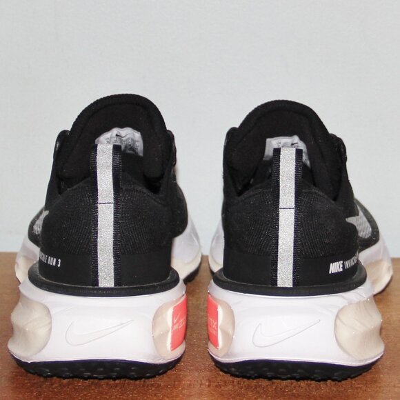 Nike ZoomX Invincible Run 3 Flyknit Running Womens 7 9 Black White - Picture 5 of 6
